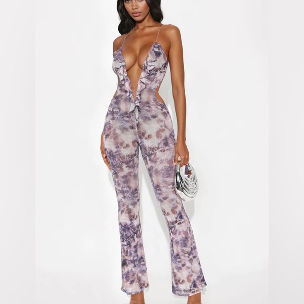 Prophecy Mesh Halter Jumpsuit NEW 🏷️